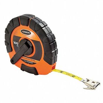 KESON Tape Measure 3/8 In x 100 ft/30m Orange, 6XGP7