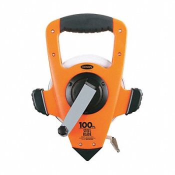 KESON Long Tape Measure 3/8 In x 100 ft Orange, 6XGR8