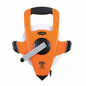KESON Long Tape Measure 3/8 In x 200 ft Orange, 6XGT1