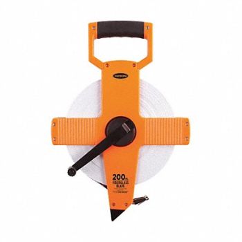 KESON Tape Measure 1/2 In x 200 ft/60m Orange, 6XGT4