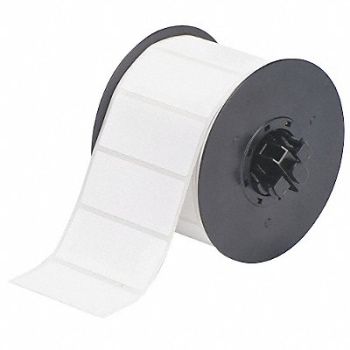BRADY Label White 1.125 In., 6XGX6