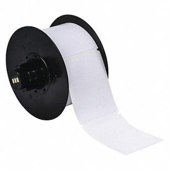 BRADY Label White 2.250 In., 6XGX7