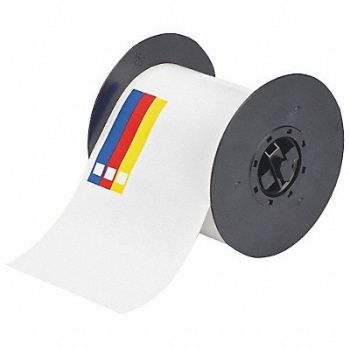 BRADY RTK Label Red/Yellow/Blue/White 6 In., 6XGY3