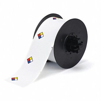 BRADY RTK Label Red/Yellow/Blue/White 2.250 In, 6XGY6