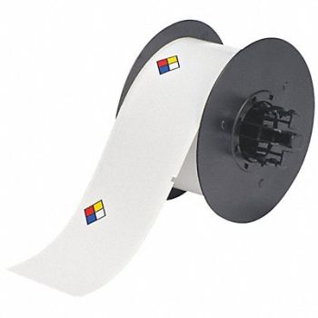 BRADY RTK Label White 4 in W, 6XGY7