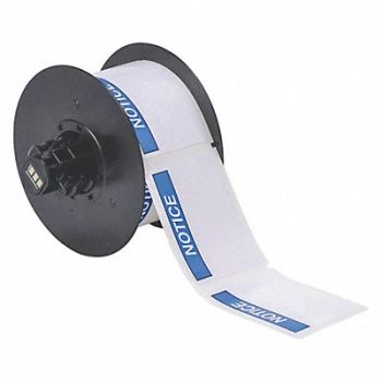 BRADY Label Blue/White 2.250 In., 6XHA3