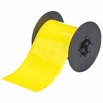 BRADY G8322 Tape Yellow 25 ft L 4-1/4 in W, 6XHC0