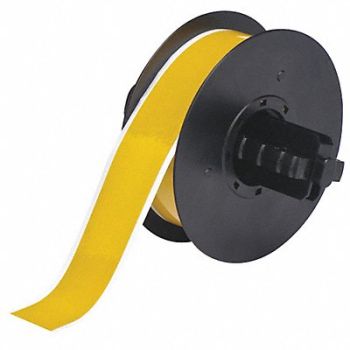 BRADY G8316 Tape Yellow 50 ft L 1-1/8 in W, 6XHE1