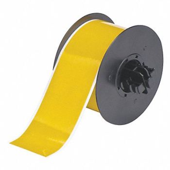 BRADY G8317 Tape Yellow 50 ft L 2-1/4 in W, 6XHE2