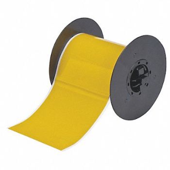 BRADY G8318 General Use Tape Yellow 50 ft L 4 in W, 6XHE3