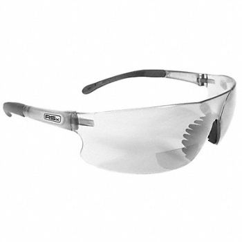 RADIANS Bifocal Safety Read Glasses +2.00 Clear, 6XKG2