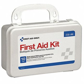 FIRST AID ONLY First Aid Kit Bulk White 60 Pcs 10 Ppl, 6XND5