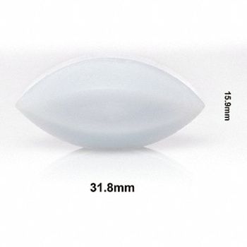 SP SCIENCEWARE STIR BAR PTFE EGG-SHAPED 1-1/4X5/8, 6XPA8