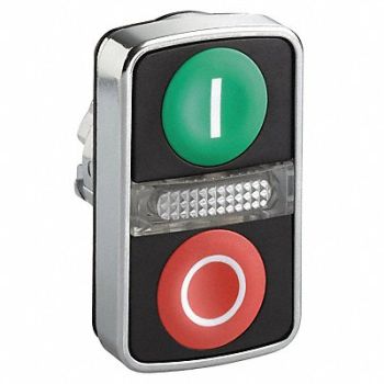 SCHNEIDER ELECTRIC Multi-Head Push Button Illum 22mm Chrome, 6XTG2