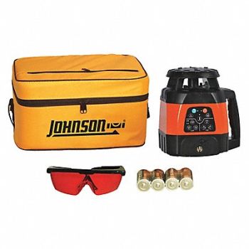 JOHNSON Rotary Laser Level Int/Ext Red 1500 ft., 6XUR4