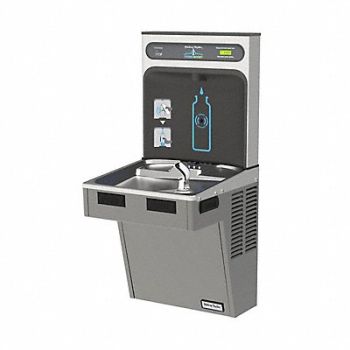 HALSEY TAYLOR Drinking Ftn w/ Bottle Filler W 17 7/8in, 6XUZ0