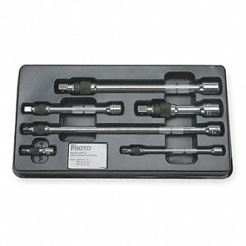 PROTO Skt Ext St Stl Chrm 1/4 3/8 1/2 in, 6XW19