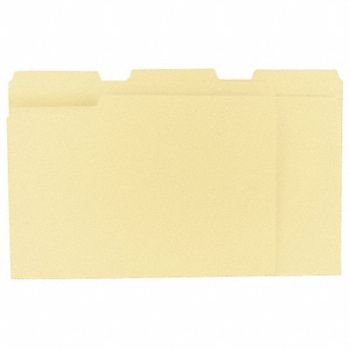 UNIVERSAL File Folders Letter Manila PK100, 6XWF0