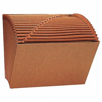UNIVERSAL Expanding File Pocket A-Z Letter, 6XWF4