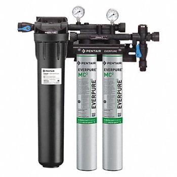 PENTAIR/EVERPURE Water Filter System 0.5 micron 25 1/2 H, 6XWU0