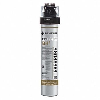 PENTAIR/EVERPURE Water Filter System 0.5 micron 16 1/2 H, 6XWU1