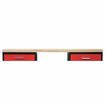 HALLOWELL Workbench Top Hardwood 60x24 Straight, 6XXU9