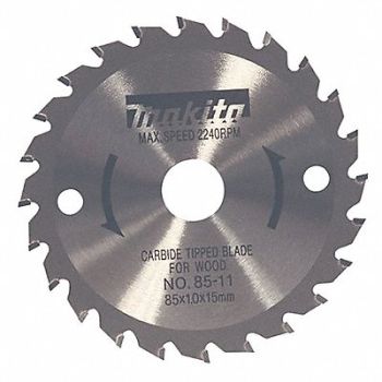 MAKITA Crclr Saw Bld Crbde 3-3/8 In 24 Teeth, 6XZU8