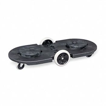 RUBBERMAID COMMERCIAL PRODUCTS Container Dolly 200 lb 20-1/4 W Black, 6Y932
