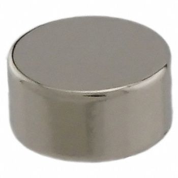 GRAINGER APPROVED Disc Magnet Neodymium 3 lb Pull, 6YA33