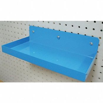 GRAINGER APPROVED Pegboard Shelf Tray 6 in L, 6YB63