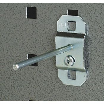 GRAINGER APPROVED G0530 Single Rod Pegboard Hook 3 in PK5, 6YB88