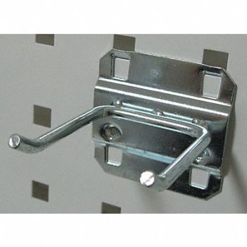 GRAINGER APPROVED G0537 Double Rod Pegboard Hook 2 1/2 in L PK5, 6YB95