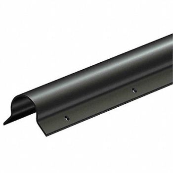 GRAINGER APPROVED G3645 Corner Guard Black 2.5x48inBull Nose FR, 6YDC5
