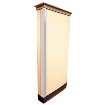 GRAINGER APPROVED G3950 Corner Guard White 1.5 x 96 In, 19F837