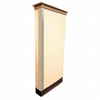 GRAINGER APPROVED Corner Guard Custom with Grain Beige, 6YDF6