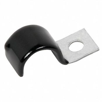 GRAINGER APPROVED Half Clamp Cushioned Dia 3/8 In PK50, 6YDR6