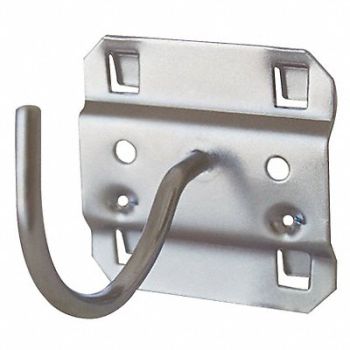 GRAINGER APPROVED G0552 Curved Pegboard Hook 4 in L PK5, 6YE20
