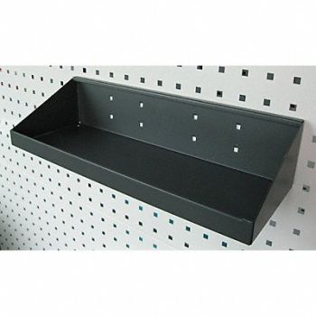 GRAINGER APPROVED Pegboard Shelf 18 in W ScrewIn, 6YE21