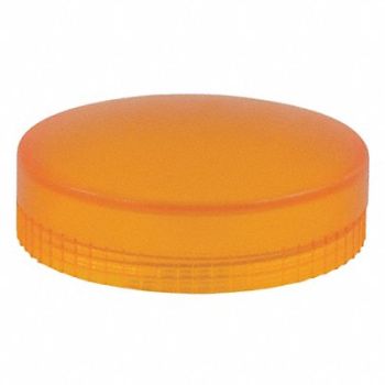SCHNEIDER ELECTRIC Pilot Light Lens 22mm Yellow, 6YEP1