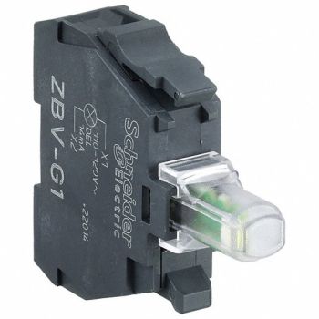 SCHNEIDER ELECTRIC Lamp Module 22mm 120VAC White LED, 6YEU3