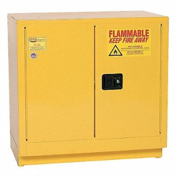 EAGLE Flammable Safety Cabinet 22 gal Yellow, 6YG14
