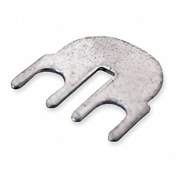 GRAINGER APPROVED Terminal Block Jumper Copper Silver PK10, 6YH71