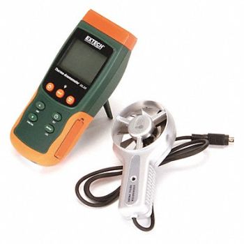 EXTECH Data Logging Anemometer 100 to 6890 fpm, 6YNG6