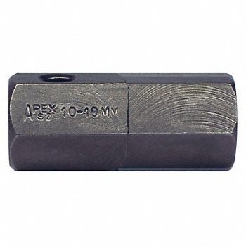 APEX Torsion Bit Metric 5/8 Hex 19mm 1-9/16, 6YNW6