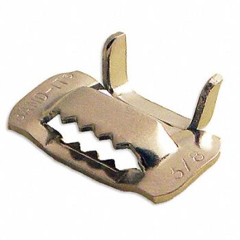 BAND-IT Strapping Buckle StandardDuty 3/8 PK50, 6YPY8