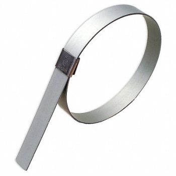 BAND-IT Hose Clamp 5/8 W Center-Punch PK10, 6YPZ6