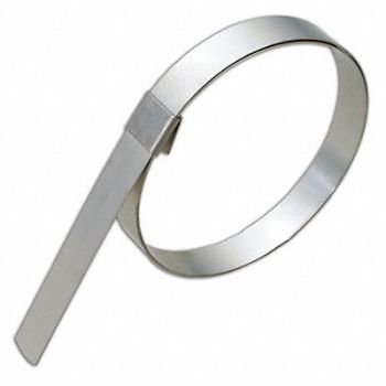 BAND-IT Hose Clamp 5/8 W Center-Punch PK10, 6YPZ7