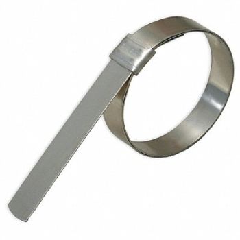 BAND-IT Hose Clamp 5/8 W Lip-Lock 2 1/8 OD PK24, 6YRA0