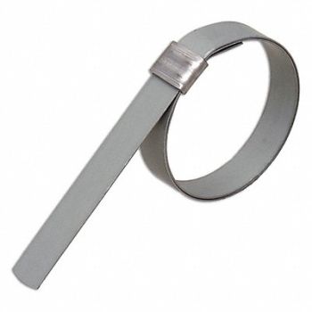 BAND-IT Hose Clamp 5/8 W Lip-Lock 2 1/8 OD PK24, 6YRA3
