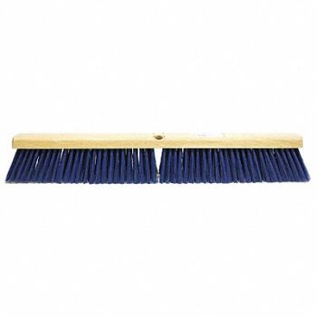 TOUGH GUY Floor Brush Head Threaded 24 Sweep Face, 6YTC8